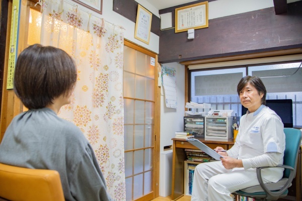 問診表の記入